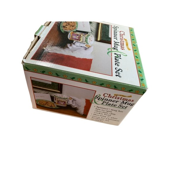 New Christmas Spinner Mug cup and Plate Set - Picture 3 of 3